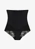 Culotte sculptante taille haute avec dentelle, maintien modéré, bonprix