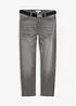 Jean extensible regular avec ceinture, droit, bonprix
