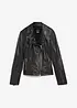 Veste biker en cuir nappa d’agneau, bonprix