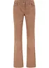 Pantalon bootcut en velours côtelé extensible, bonprix