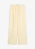 Pantalon large à pinces, fluide, bonprix