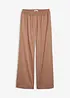 Pantalon palazzo à taille élastiquée, bonprix