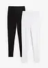 Lot de 2 leggings, bonprix