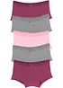 Lot de 5 shortys en coton doux, bonprix