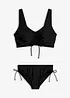 Bikini brassière (ens. 2 pces) avec liens à nouer, bonprix