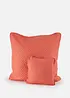Lot de 2 housses de coussin avec surpiqûres, bonprix