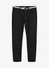 Pantalon extensible regular avec ceinture, droit, bonprix