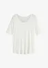 T-shirt doux en viscose extensible, bonprix
