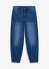 Jean barrel taille haute en coton, bonprix
