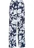 Pantalon palazzo imprimé en viscose, bonprix