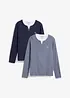T-shirts manches longues, style 2en1, bonprix