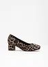 Escarpins, style animalier, bonprix