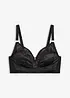 Soutien-gorge bralette sans armatures, avec dentelle, bonprix