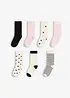 Lot de 7 paires de chaussettes coton, bonprix