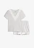 Pyjashort en coton côtelé, bonprix