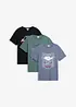 Lot de 3 T-shirts, bonprix