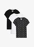 T-shirts en coton extensible, bonprix