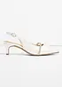 Escarpins slingback avec strass, bonprix