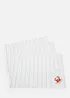 Lot de 2 sets de table en coton, bonprix