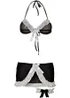 Soutien-gorge triangle+ jupette+ jarretière (Ens. 3 pces.), VENUS