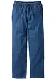 Pantalon taille extensible classique en coton léger, droit, bonprix