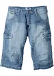 Bermuda long en jean Loose Fit, bonprix