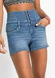 Short en jean taille haute, bonprix