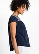 T-shirt coton forme trapèze imprimé, manches courtes, bonprix
