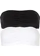 Lot de 2 soutiens-gorge bandeau jusqu'au bonnet B, bonprix