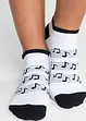 Lot de 6 paires de chaussettes basses coton, bonprix