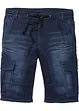 Bermuda en molleton aspect jean, Regular Fit, bonprix