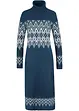 Robe midi en maille motif norvégien, bonprix