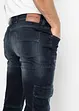 Jean stretch cargo Slim Fit, coupe droite, bonprix