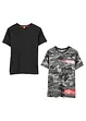 Lot de 2 T-shirts, bonprix