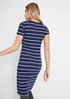 Robe en jersey extensible à manches courtes, bonprix