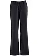 Pantalon en lin majoritaire avec taille confortable, Loose Fit, bonprix