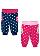 Lot de 2 pantalons sweat bébé coton, bonprix