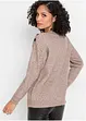 Pull oversize à boutons, bonprix