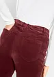 Pantalon Flare en velours côtelé extensible avec taille haute confortable, bonprix