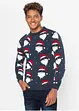 Pull en maille fine avec motif de Noël, bonprix