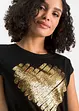 T-shirt à paillettes, bonprix