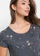 T-shirt avec papillons en viscose, bonprix