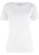 T-shirt en coton fil flammé avec poche poitrine, bonprix