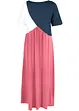 Robe longue en jersey, color block, bonprix