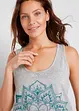 Top débardeur en coton imprimé mandala, bonprix