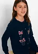 Gilet fille en maille coton avec paillettes, bonprix