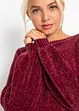 Pull long en maille chenille, bonprix