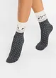 Lot de 3 paires de chaussettes thermiques avec carte cadeau, bonprix