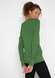 Pull col en V en fine maille, bonprix