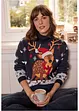 Pull de Noël en maille fine à col roulé, bonprix